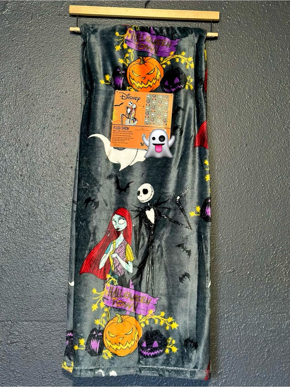 Nightmare Before Christmas Halloween Throw